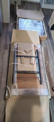 Деревянный стол Лота Лофт 120x75 дуб крафт табачный / черный матовый фото покупателя 351