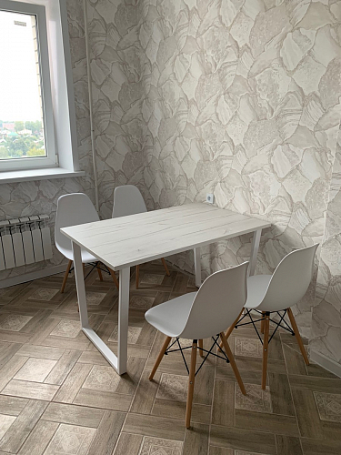 Деревянный стол Лота Лофт 140х80 дуб крафт табачный / черный матовый фото покупателя 667