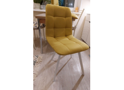 Стул на металлокаркасе Чилли горчичный / белый фото покупателя 708