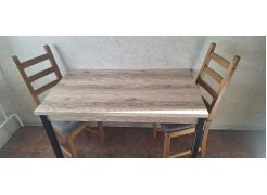 Стол Оригон файерстоун / черный матовый фото покупателя 46