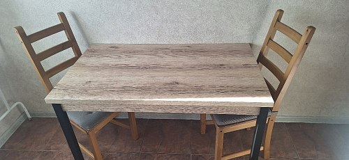 Стол Оригон сонома / черный матовый фото покупателя 46