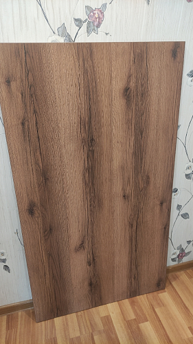 Стол Лота Лофт 140 25 мм черный матовый / дуб вотан фото покупателя 199