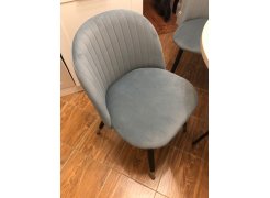 Стул на металлокаркасе Gabi blue / black фото покупателя 689