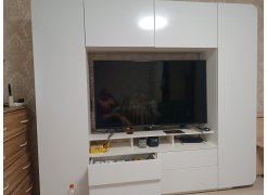 Готовая гостиная Румба белый / белый глянец  - Уцененный экземпляр фото покупателя 49