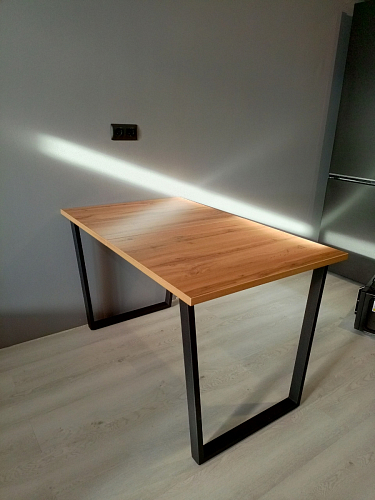 Стол раскладной Лота Лофт 120 25 мм юта / черный матовый фото покупателя 714