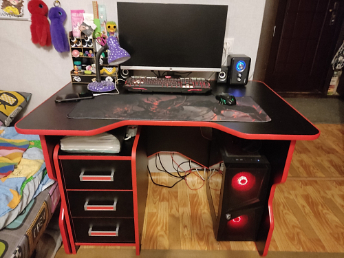 Тумба Ханна черная / красная  - Уцененный экземпляр фото покупателя 116