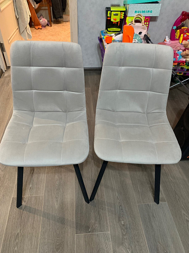 Стул на металлокаркасе Чилли зеленый / белый каркас фото покупателя 544