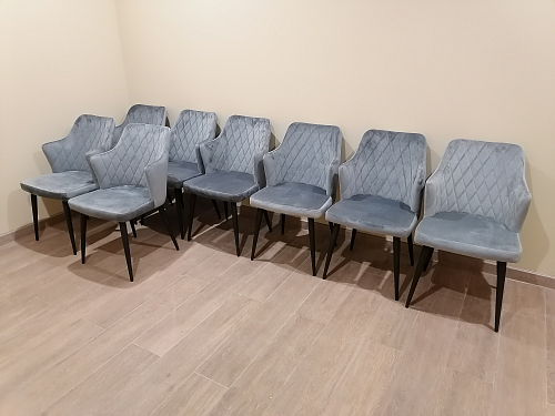 Стул на металлокаркасе Velen light gray / black фото покупателя 6