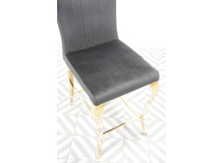 Полубарный стул Joan black / gold из шоурума 1