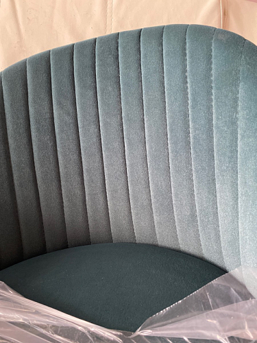 Стул на металлокаркасе Gabi 1 light purple / black / gold фото покупателя 299