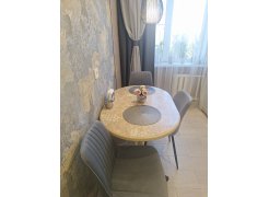 Стул на металлокаркасе Вейв темно-серый / черный фото покупателя 61