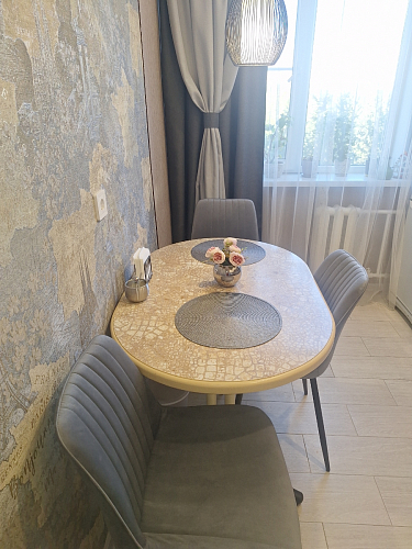 Стул на металлокаркасе Седа К кирпичный / черный фото покупателя 61