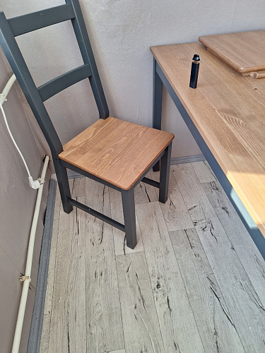 Обеденная группа Sonata/Соната антик / графит фото покупателя 24