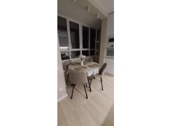 Стул на металлокаркасе Седа К крутящийся светло-серый  / белый фото покупателя 362