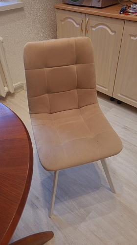 Стул на металлокаркасе Чилли зеленый / черный фото покупателя 948