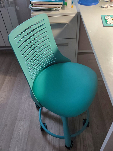 Компьютерное кресло Kiddy ткань серый фото покупателя 44