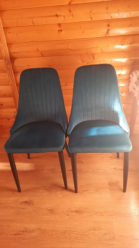 Стул на металлокаркасе Kora beige / black фото покупателя 319