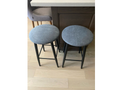 Полубарный стул Гангток крутящийся черный / черный матовый фото покупателя 7