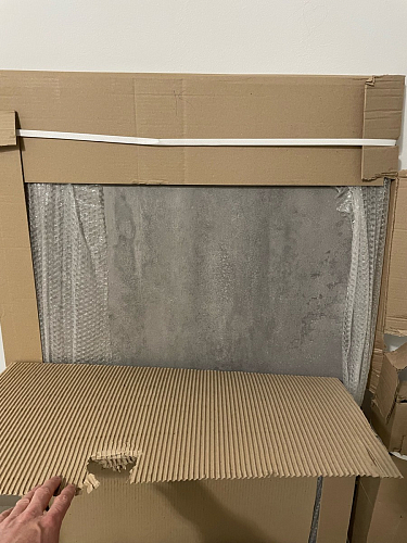 Стол Лота Лофт 120 25 мм дуб делано темный / черный матовый фото покупателя 963