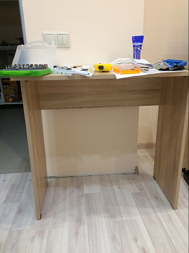 Стол письменный Kiwi белый - Уцененный экземпляр фото покупателя 39