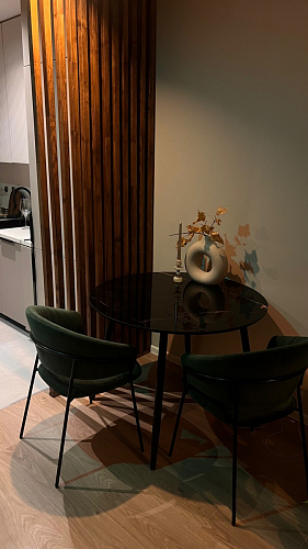 Стеклянный стол Анселм белый фото покупателя 9