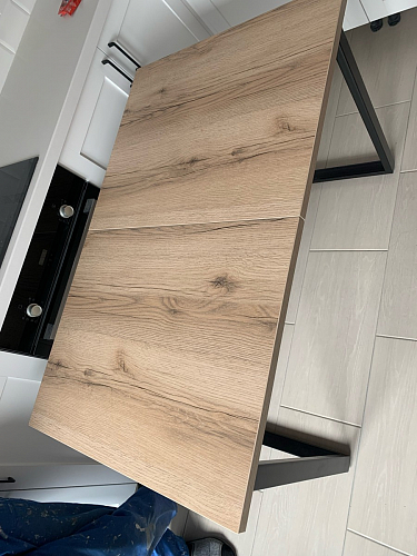 Стол Лота Лофт 120 25 мм сабия / белый матовый фото покупателя 855