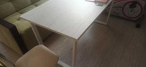 Деревянный стол Лота Лофт 120x75 дуб крафт табачный / черный матовый фото покупателя 612