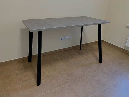 Стол Тринити Лофт 120 32 мм дуб галифакс табако / черный матовый фото покупателя 228