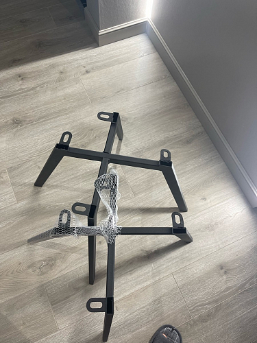 Стул на металлокаркасе Чилли К светло-серый велюр / черный каркас фото покупателя 909