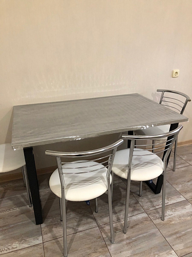 Стол раскладной Лота Лофт 120 25 мм юта / черный матовый фото покупателя 759