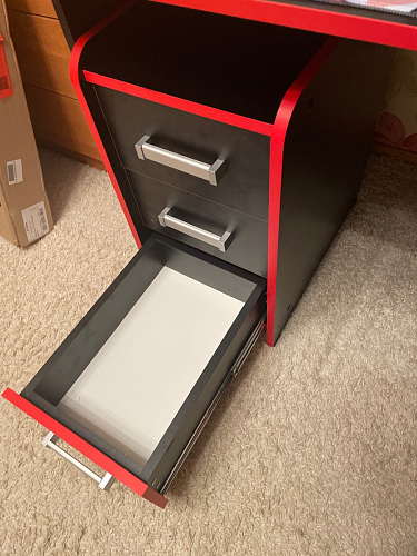 Тумба Ханна черная / красная - Уцененный экземпляр фото покупателя 142