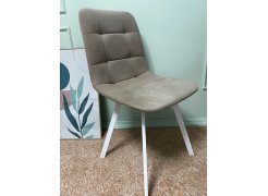 Стул на металлокаркасе Чилли синяя ткань / белый фото покупателя 49