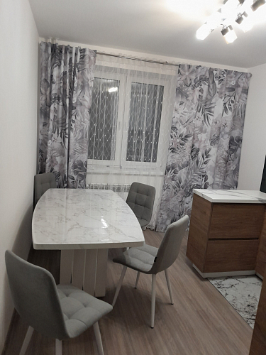 Деревянный стол Эудес 160(205)х90 сабия / черный фото покупателя 10