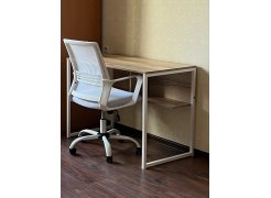 Письменный стол Клер Лофт черный матовый / бетон фото покупателя 37