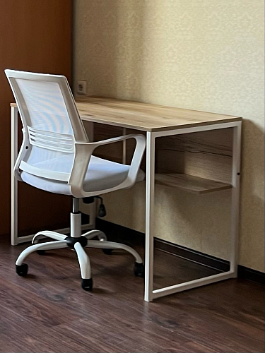 Письменный стол Клер Лофт черный матовый / бетон фото покупателя 37