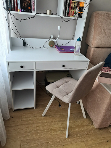 Комплект стульев Чилли 2 шт бежевый / черный фото покупателя 1077