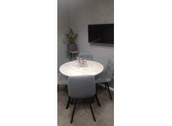 Стул на металлокаркасе Чилли розовый / черный каркас фото покупателя 450