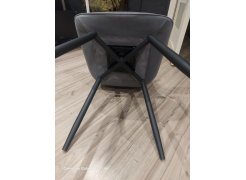 Стул на металлокаркасе Седа К крутящийся светло-серый  / белый фото покупателя 299