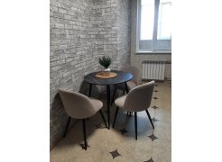 Стул на металлокаркасе Gabi 1 gray / black фото покупателя 258