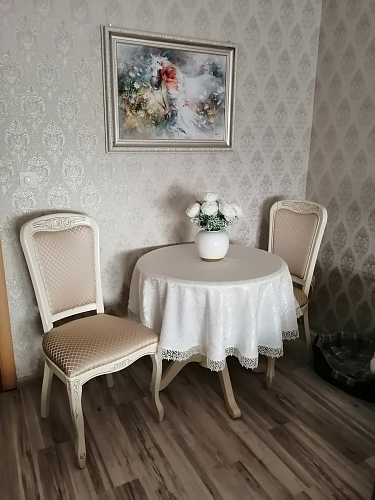 Стул Клето патина серебро / черный фото покупателя 10