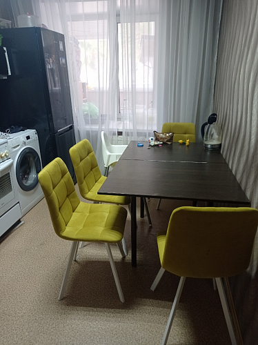 Стул на металлокаркасе Чилли К светло-серый велюр / черный каркас фото покупателя 1269