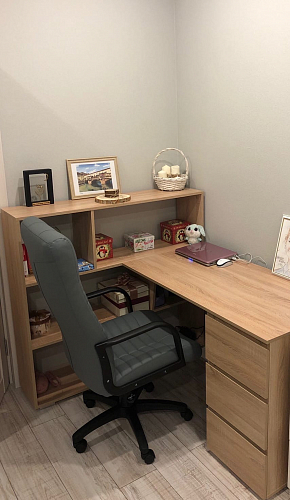 Письменный стол СПМ-20 дуб сонома фото покупателя 2