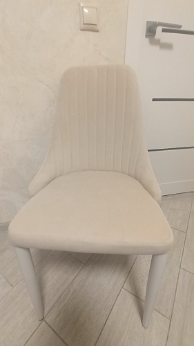 Стул на металлокаркасе Kora white / gray фото покупателя 147