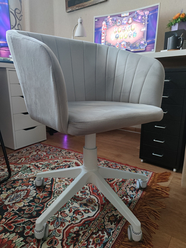 Компьютерное кресло Тибо сиреневый фото покупателя 126