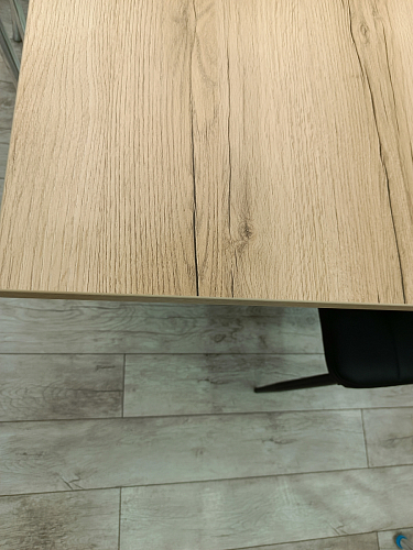 Стол Тринити Лофт 120 32 мм дуб галифакс табако / черный матовый фото покупателя 759