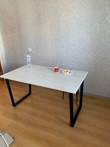 Деревянный стол Лота Лофт 120x75 дуб крафт табачный / черный матовый фото покупателя 864