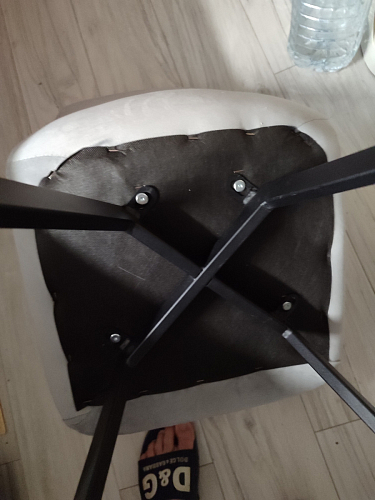 Стул на металлокаркасе Чилли К черный / зеленый фото покупателя 435