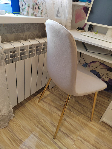 Стул на металлокаркасе Dabl wine red фото покупателя 130