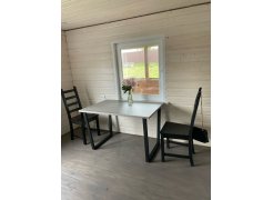 Стол Лота Лофт 140 25 мм юта / белый матовый фото покупателя 904