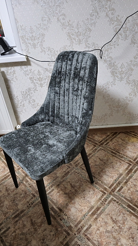 Стул на металлокаркасе Kora green / black фото покупателя 403